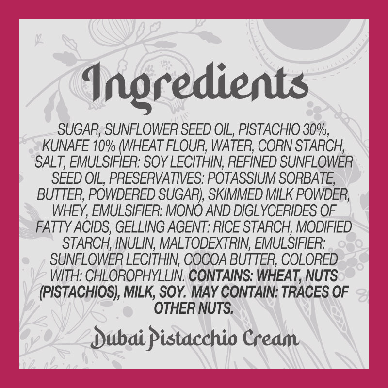 Dubai Pistacchio Cream With Kataifi pastry