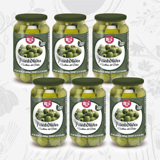 Pitted Olives Nocellara del Belice x6