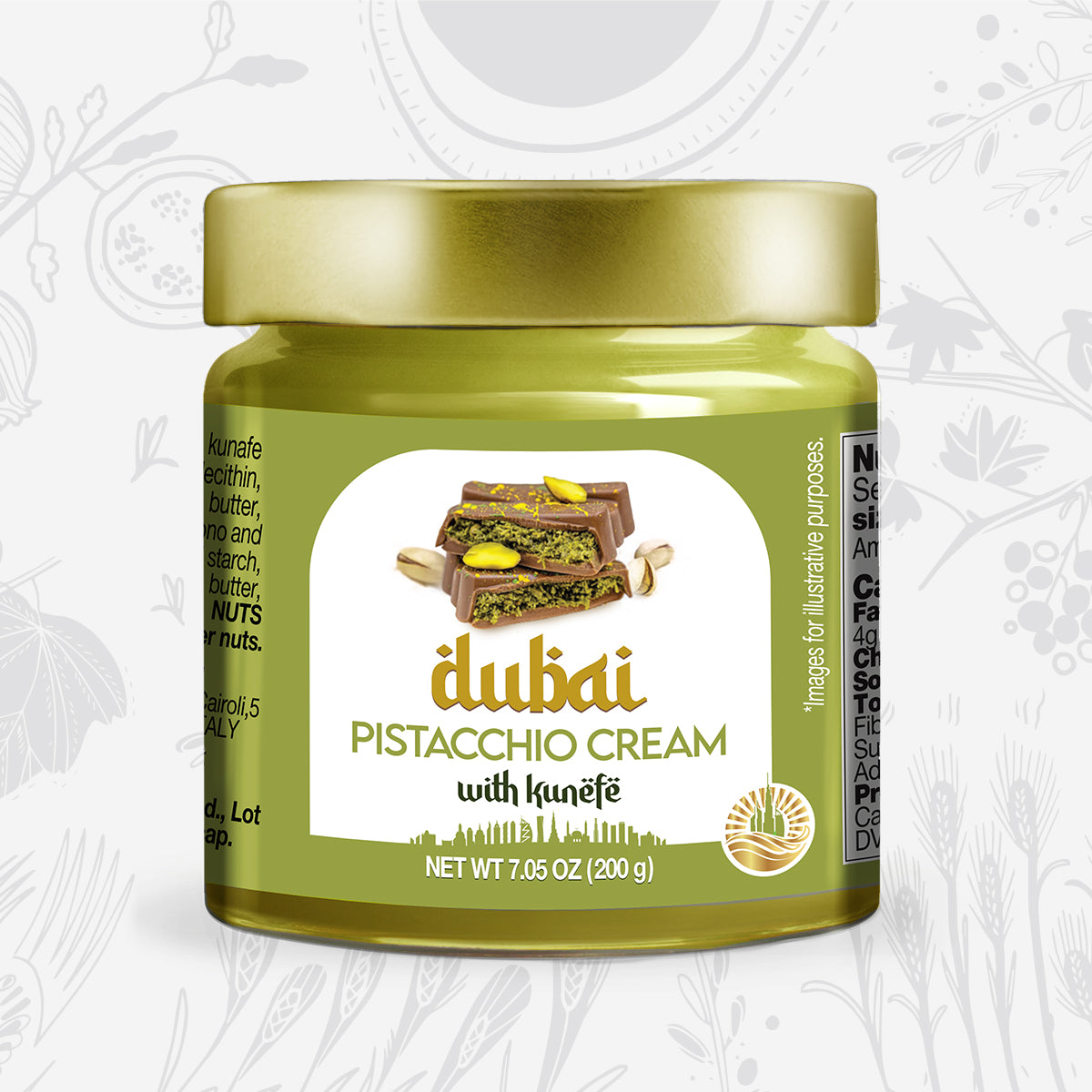 Dubai Pistacchio Cream With Kataifi pastry