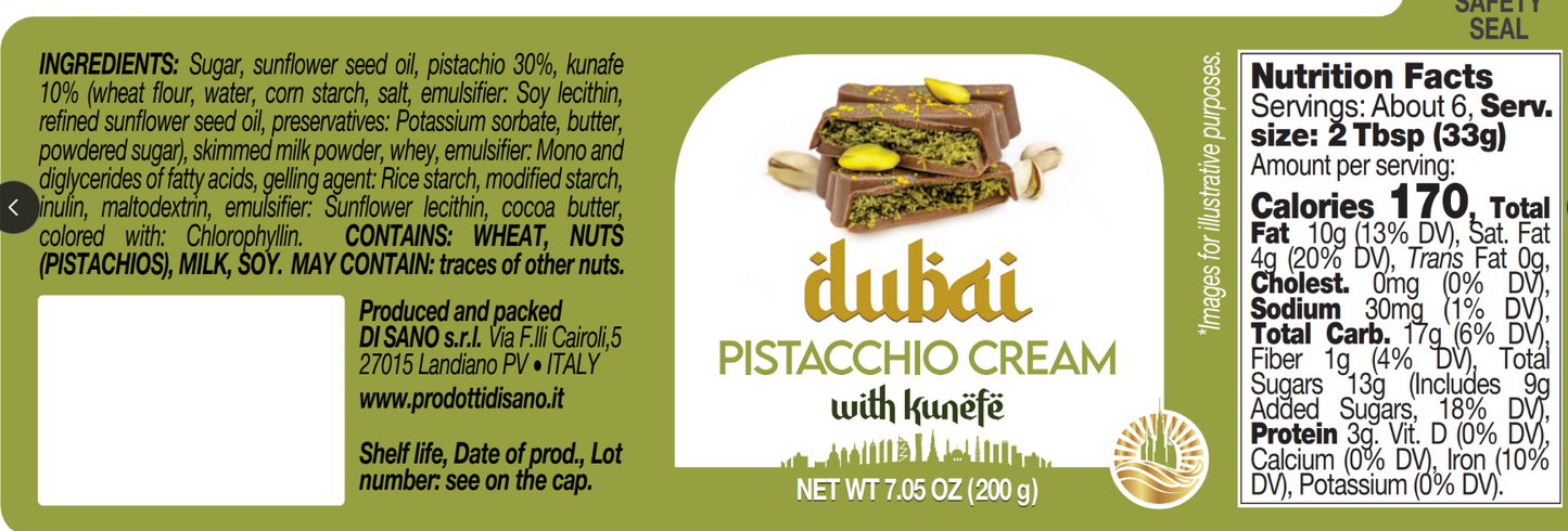 Dubai Pistacchio Cream With Kataifi Pastry X2